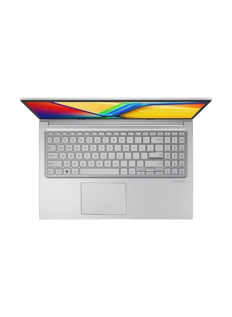 أسوس Vivobook 15 X1504VA-BQ4615W Laptop With 15.6-Inch Display, Core 5-120U Processor/8GB RAM/512GB SSD/Intel Graphics/Windows 11 English/Arabic Cool silver - Image 4