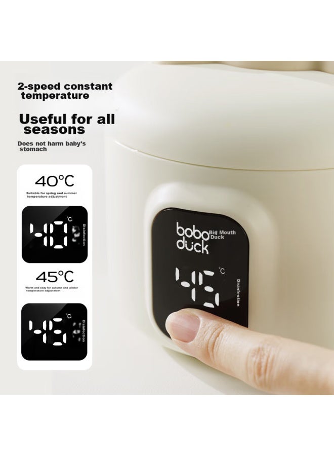 Boboduck Children's Constant Temperature Bowl, Baby Food Smart Insulated Bowl, Waterproof And Scald-proof 316l Stainless Steel Tableware F9303 - Image 3