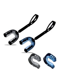 HOFEESEA 2Pcs Mouth Guard Sports Football Mouth Guard Youth Football Mouthpiece Boxing Mouthguard with Strap Non Flavored Lacrosse Hockey Football Mouth Guards for Youth Adult  - Image 1