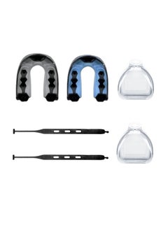 HOFEESEA 2Pcs Mouth Guard Sports Football Mouth Guard Youth Football Mouthpiece Boxing Mouthguard with Strap Non Flavored Lacrosse Hockey Football Mouth Guards for Youth Adult  - Image 2