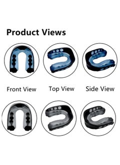 HOFEESEA 2Pcs Mouth Guard Sports Football Mouth Guard Youth Football Mouthpiece Boxing Mouthguard with Strap Non Flavored Lacrosse Hockey Football Mouth Guards for Youth Adult  - Image 5