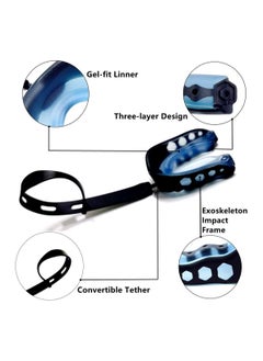HOFEESEA 2Pcs Mouth Guard Sports Football Mouth Guard Youth Football Mouthpiece Boxing Mouthguard with Strap Non Flavored Lacrosse Hockey Football Mouth Guards for Youth Adult  - Image 3