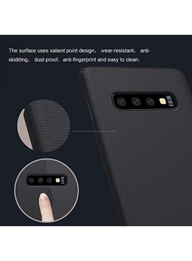 Nillkin Samsung Galaxy S10 Plus S10 Plus Mobile Cover Super Frosted Hard Shield Phone Case Black - Image 3