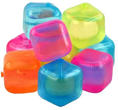 Prostuff.in Reusable ice Cube || ice Ball Mold ||for Home Restaurant Bar || Silicone, Multicolor (12 Pcs) - Image 2