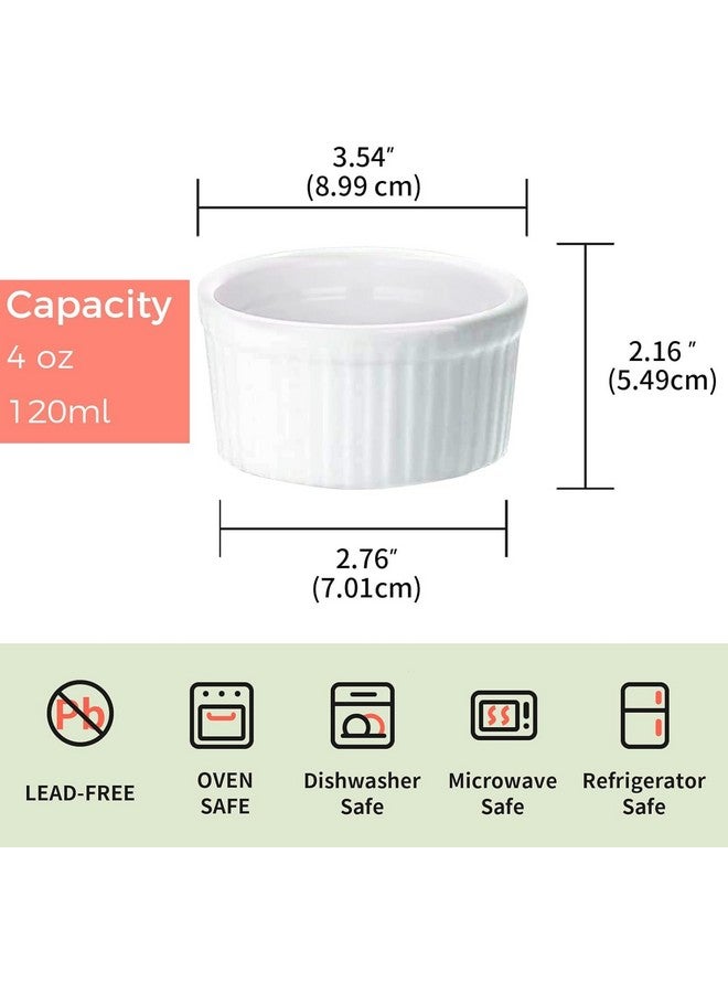 Luvan 4 Pieces Butter Warmers,Butter Warmers For Seafood with 20 Pieces Tealight Candles,Ceramic Butter Warmer Set for Chocolate or Cheese,Fondue- Dishwasher Safe,Microwave Safe, Oven Safe - Image 2