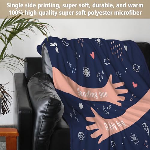 Afterprints Get Well Gifts for Women Men, Hug/Healing Blanket, Thinking of You/Cancer Care/Sympathy/After Surgery Gifts for Friends, Sister, Coworker, Soft Throw Blankets 50'' x 60'' - Image 4