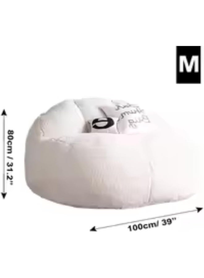 Comfynest Comfynest New Bean Bag Sofa Bed - Filling Stuffed Giant Bean Bag Stool Relax Lounge Chair Tatami Futon Floor Seating Furniture (Medium)  - Image 2