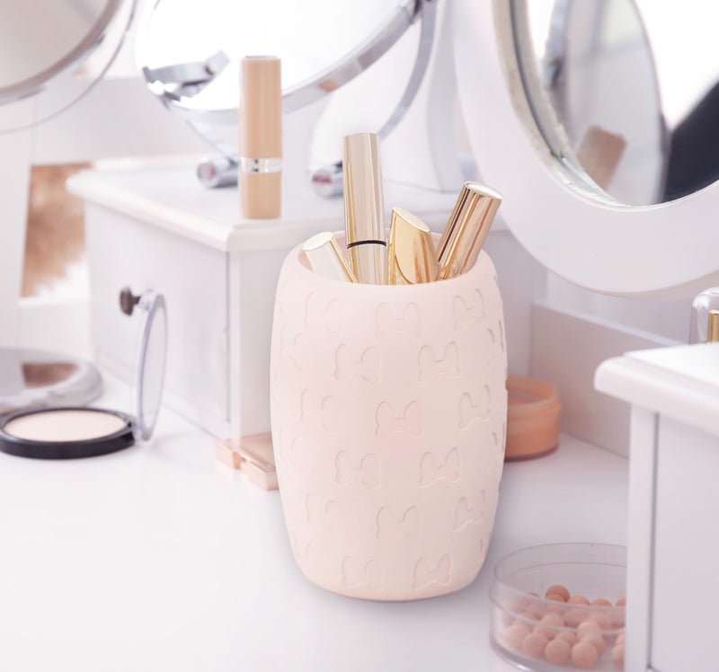 Jay Franco Disney Minnie Mouse Tumbler - Pink Resin Toothbrush/Pen Holder - Bathroom DÃ©cor - Image 5