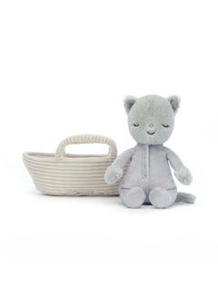 Jellycat Rock-A-Bye Kitten Stuffed Animal, 8 Inches | Cats & Kittens Plush Toy | Classic Children'S Gift  - Image 3