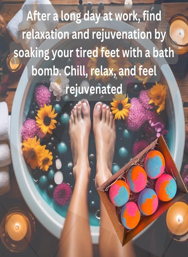 Aaranyam Premium Rose Bath Bombs – Long-Lasting, Moisturizing & Hydrating Bath Bombs for Relaxing Hot Water Bath, Aromatic & Skin-Soothing, 75g Each, Pack of 6 - Image 5