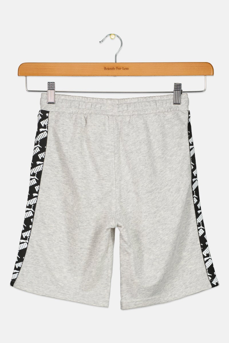 PUMA Kids Boy Sportswear Fit Outdoor Shorts, Grey - Image 2