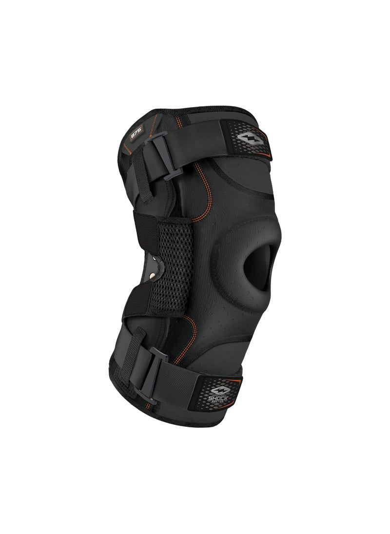 Shock Doctor Shock Doctor Maximum Support Compression Knee Brace - For ACL/PCL Injuries, Patella Support, Sprains, Hypertension and More for Men and Women, Large, Black  - Image 1
