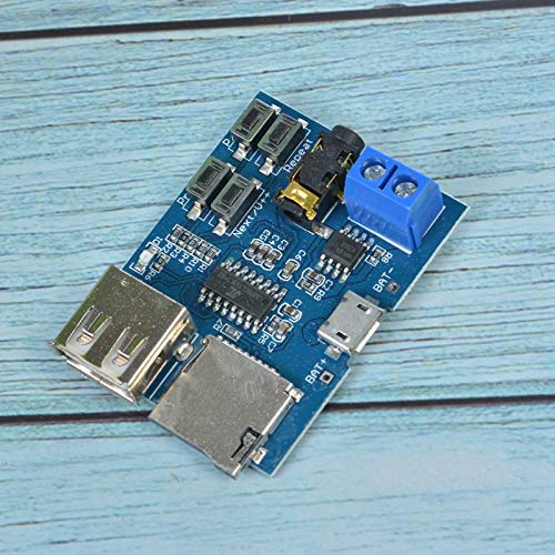 Comimark 2 Pcs Mp3 Lossless Decoders Decoding Power Amplifier Mp3 Player Audio Module Mp3 Decoder Board Support TF Card USB - Image 5