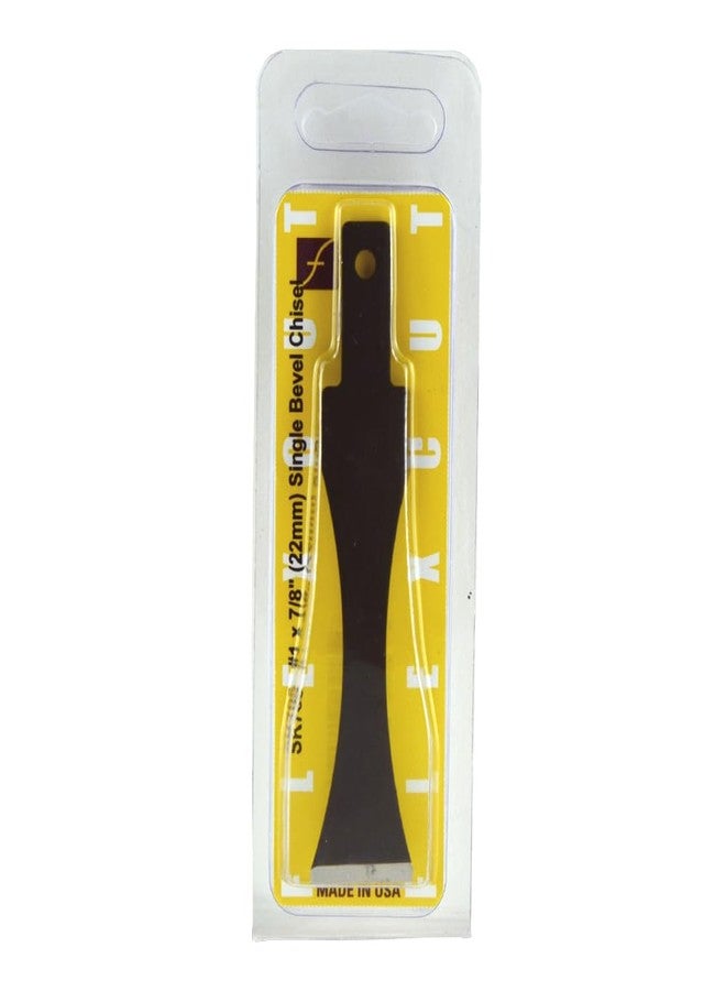 Flexcut Wood Carving Tools | SK Interchangeable Blades | #1, 7/8 Inch (22mm) Single Bevel Chisel | Razor Sharp 1095 High Carbon Steel | Handle Not Included | SK705 | Made in the U.S.A. - Image 3