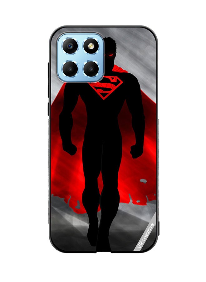 VR CREATIVE Protective Case Cover For Honor X8 5G Superman Black And Red Design Multicolour - Image 1
