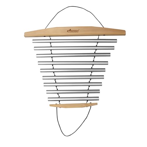 Arborea Handy Chime with Mallet for Relaxing Sound Bath Meditation Yoga Class Energy Refresh 9 Tone Swing Chime Sound Healing Instrument - Image 2