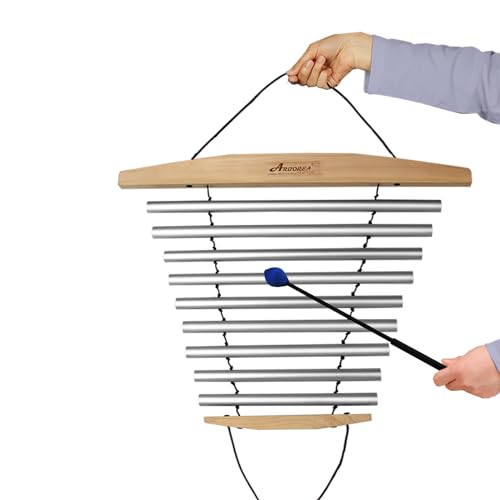 Arborea Handy Chime with Mallet for Relaxing Sound Bath Meditation Yoga Class Energy Refresh 9 Tone Swing Chime Sound Healing Instrument - Image 1