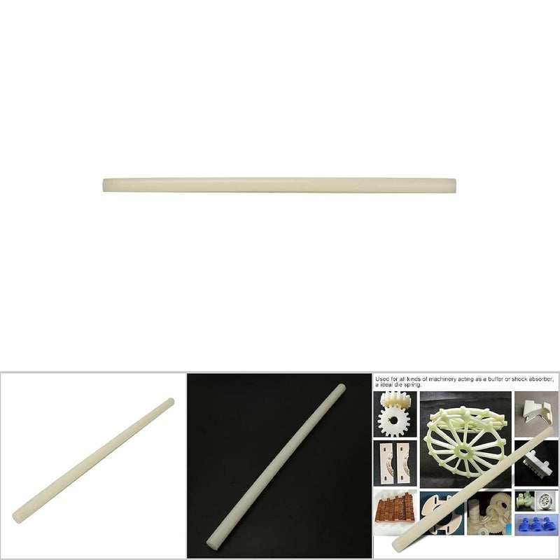 قضيب نايلون أبيض بقطر 20 مم وطول 500 مم أداة ثقب بلاستيكية للآلات - Image 4