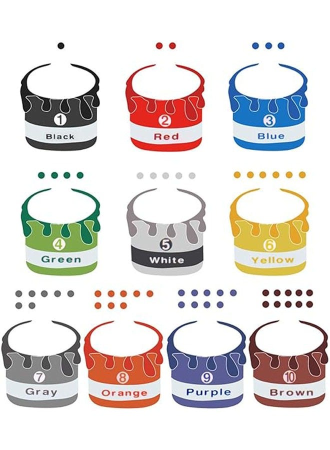 متاهة الألوان والأرقام المغناطيسية، لعبة مونتيسوري للأطفال في عمر 3 سنوات، لعبة فرز الألوان ومطابقة الأرقام، هدية مناسبة للأولاد والبنات. - Image 4