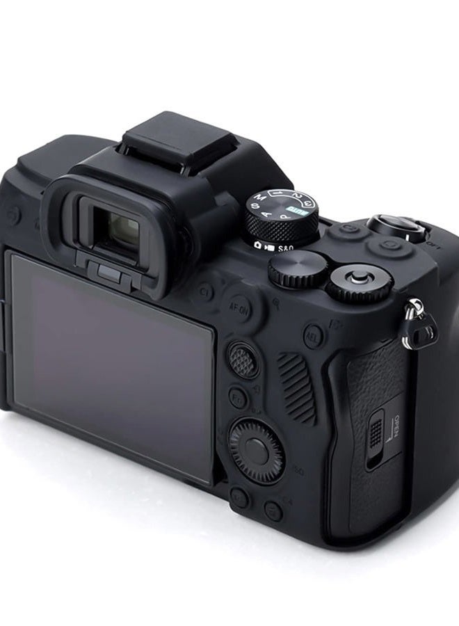 Pocoukate Camera Case for Sony Alpha 7 IV, A7M4, A7 IV Digital Camera Anti-Scratch Slim Fit Soft Cover with Screen Protector, A7IV Exclusive Accessories (not Applicable to A7R4 or A7III) - Black - Image 4