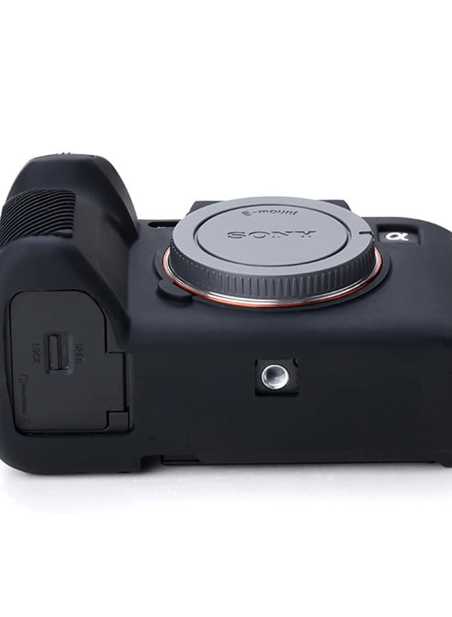 Pocoukate Camera Case for Sony Alpha 7 IV, A7M4, A7 IV Digital Camera Anti-Scratch Slim Fit Soft Cover with Screen Protector, A7IV Exclusive Accessories (not Applicable to A7R4 or A7III) - Black - Image 5