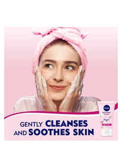 Nivea NIVEA Face Wash Cleanser, Gentle Cleansing, Dry Skin, 150ml  - Image 2