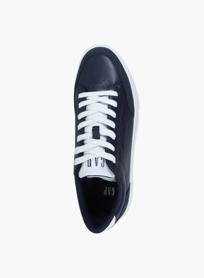 GAP Men's Panelled Sneakers with Lace-Up Closure - PORTLAND II
