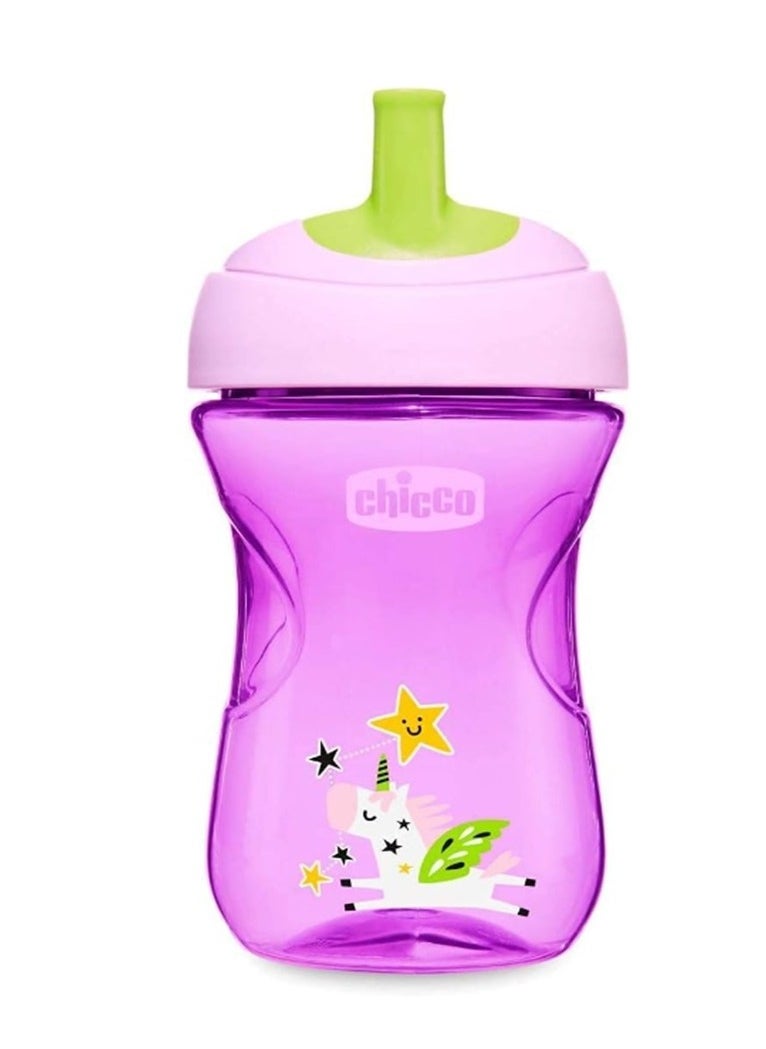 Chicco Advanced cup for 12 months and up girls in pink and purple  - Image 3