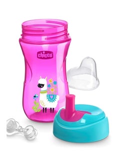 Chicco Advanced cup for 12 months and up girls in pink and purple  - Image 4