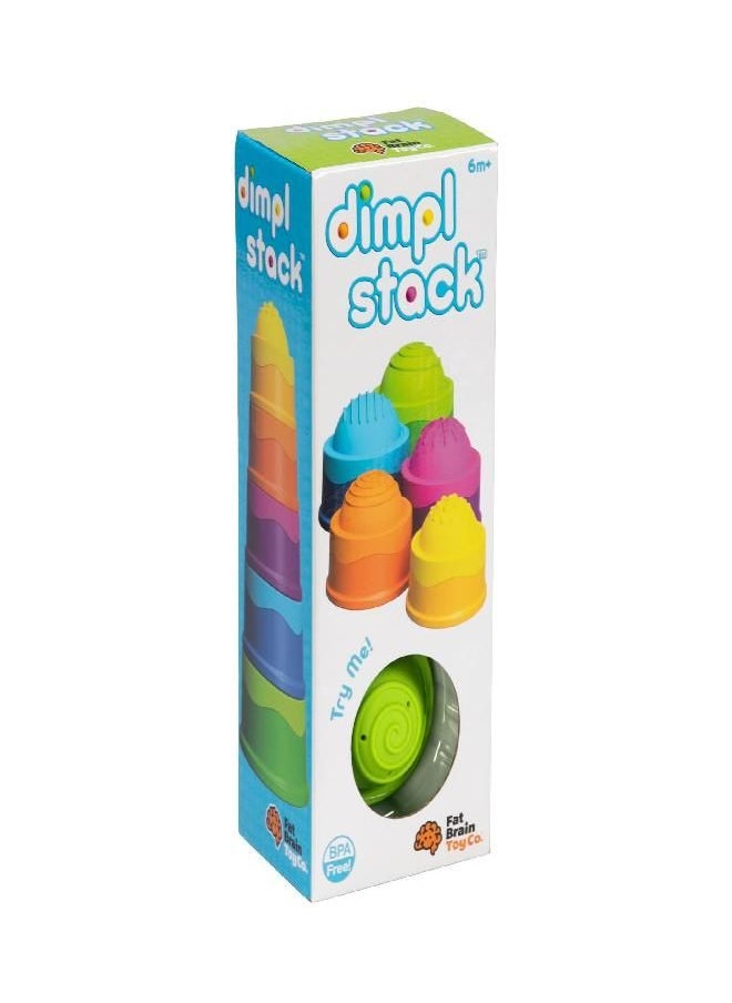 Fat Brain Toys - Fat Brain Toys Dimpl Stack Baby Toys & Gifts for Ages 1 to 10 - Image 1