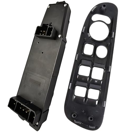 SWITCHDOCTOR Window Master Switch and Gray Bezel Set for 2002-2008 Dodge Ram 1500 2500 3500 (Quad Cab, Crew, Medium Slate Gray, 68171680AA, 56049805AB, 56049805AA, 56045334AE) - Image 3