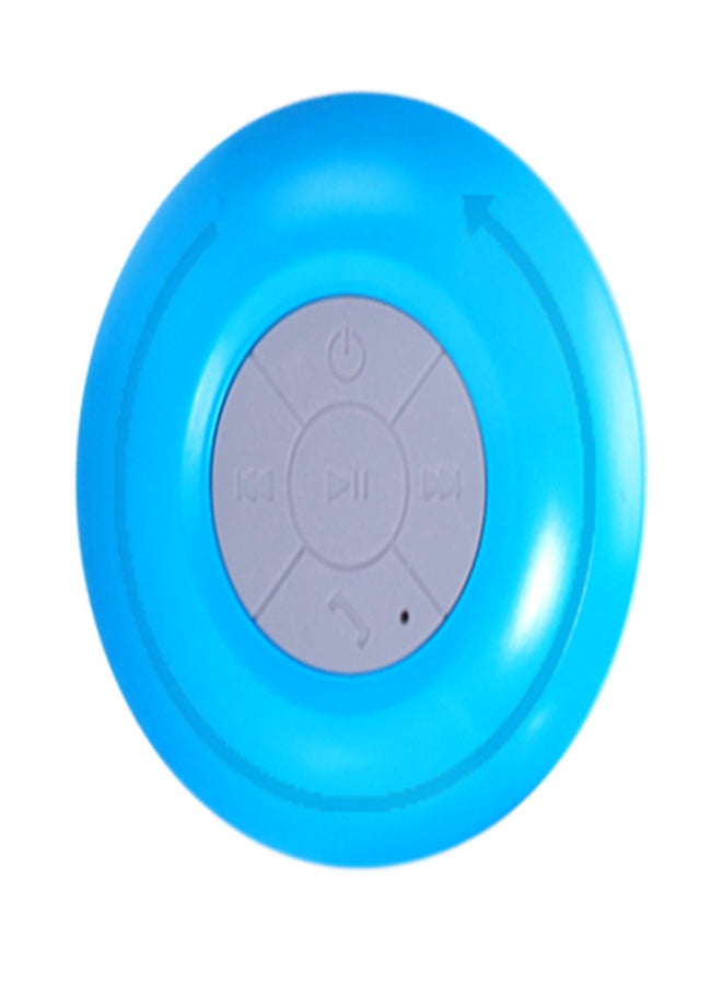 BTS-06 Outdoor Portable Waterproof Mini Bluetooth Speaker Big Suction Cup Bathroom Outdoor Car Gift Audio blue - Image 1