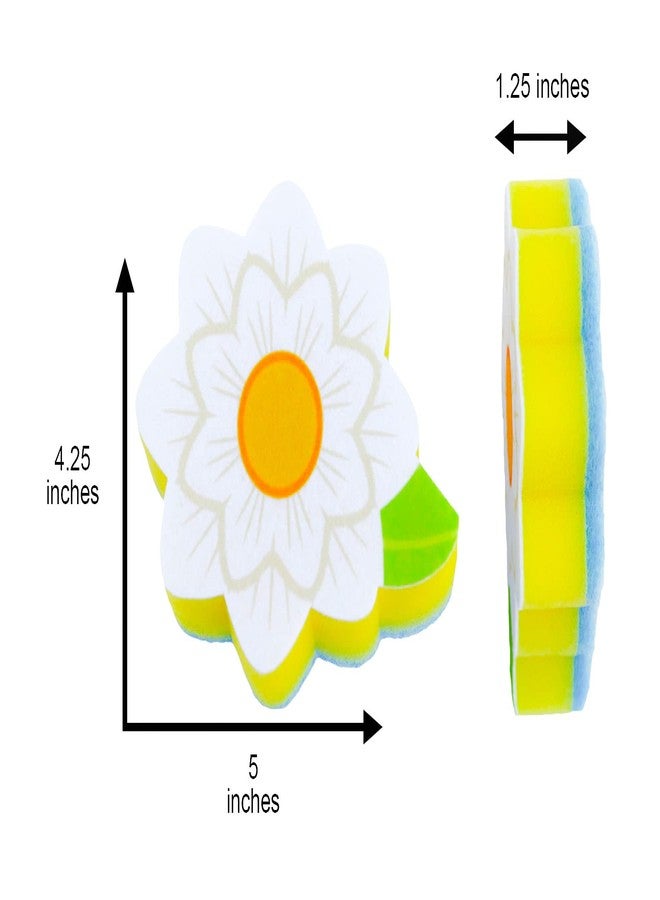 Holster Lil' Holster Mini (Stone with Flower Sponge) - Silicone Sponge Holder, Kitchen Organizer, Dishwasher Safe, Drains Sponges, Clings to Sink, Non-Porous Surface, Easy to Clean, 5.94 x 4.17 x 2.09 in - Image 5