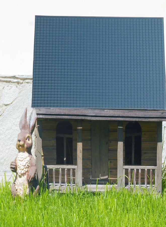 TOYANDONA Simulated Roof Tiles Models 6Pcs Miniature Dollhouse for DIY Garden and Sand Table Crafts 11.8X7.9 Inch Architectural Building Accessories - Image 3