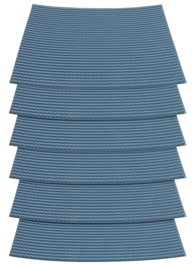 TOYANDONA Simulated Roof Tiles Models 6Pcs Miniature Dollhouse for DIY Garden and Sand Table Crafts 11.8X7.9 Inch Architectural Building Accessories - Image 1