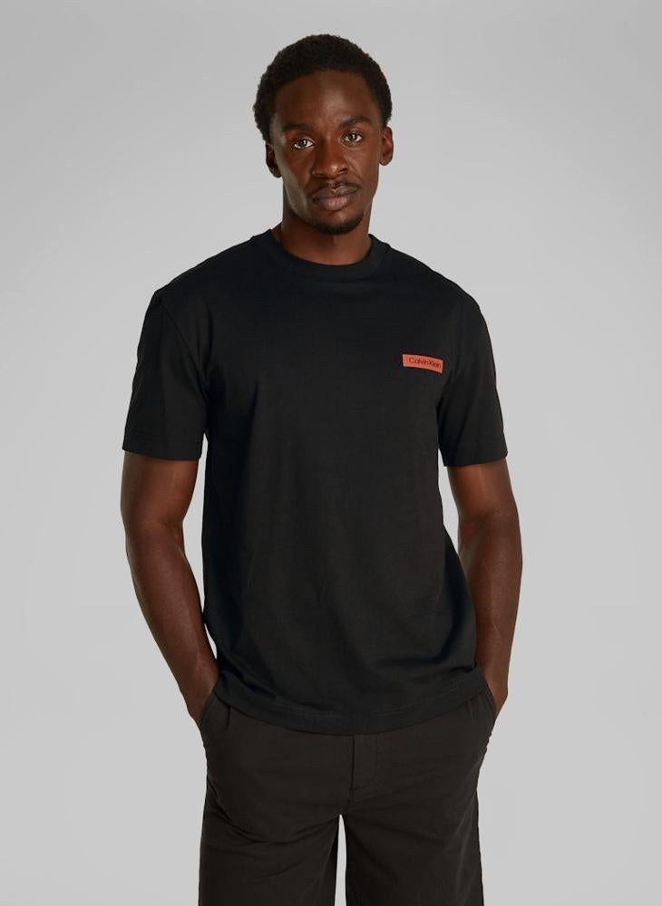 CALVIN KLEIN Overlay Print T-Shirt  - Image 1