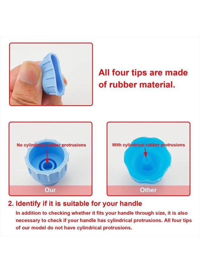 Elitzia Face Care Skin Beauty Set Hydro Dermabrasion Water Scrub Silicone Tips 4 Pcs For Elitzia ET89 ETLB246 Or ETLB248 Beauty Machine - Image 5