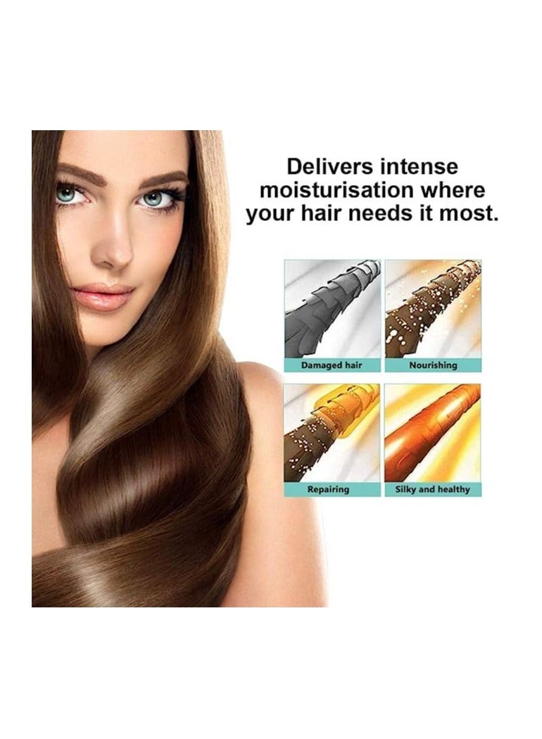 keralooks professional Keralooks professional Keratin Repair Sulphate Free Shampoo 500ml Brazilian Hair Mask 1000ml With Salon Special Hair Serum 100ml Smooth and Chemical treated Hairs. - Image 5