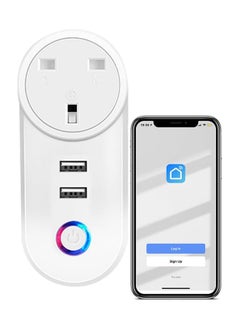 promass WiFi Smart Plug Tuya Smart Socket Timer Schedule Socket for Smart Home App Remote Control Compatible with Amazon Alexa Google Assistant Siri 16A