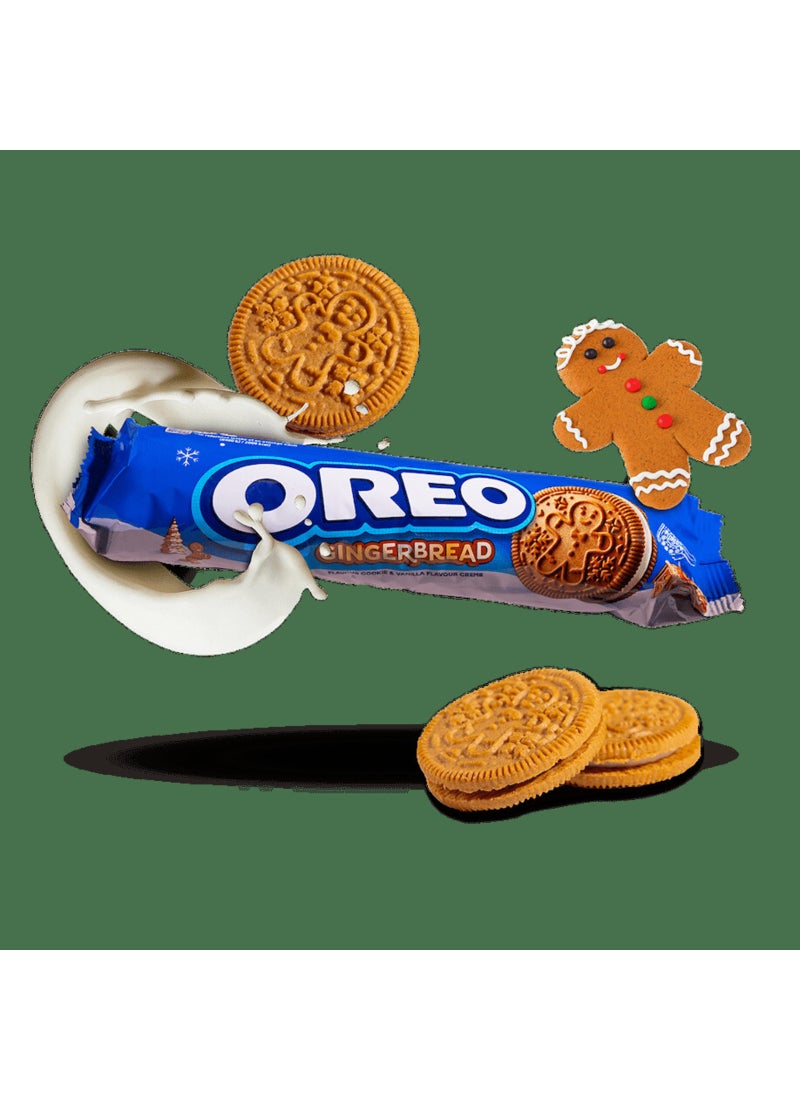 Oreo Gingerbread Cookie Biscuit 154g - Image 4