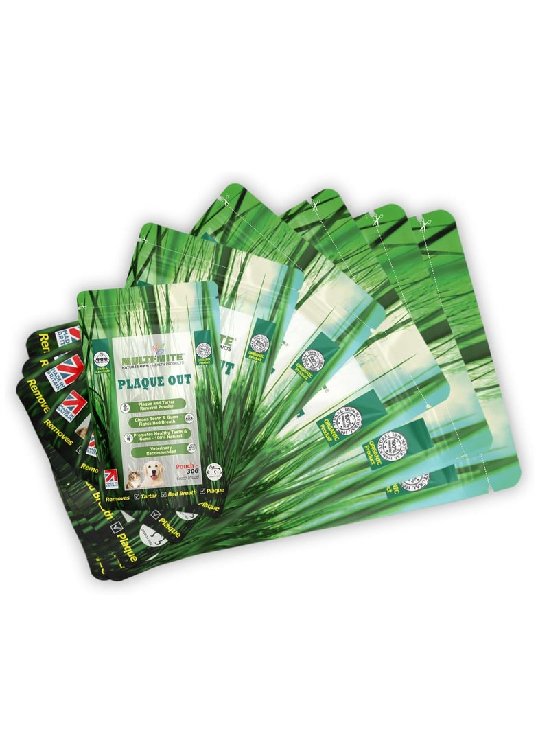 OUT 450G Resealable Pouch Tartar Plaque Off Remover Bad Breath Teeth Gum Care for Dogs Cats 100% Organic - Image 2