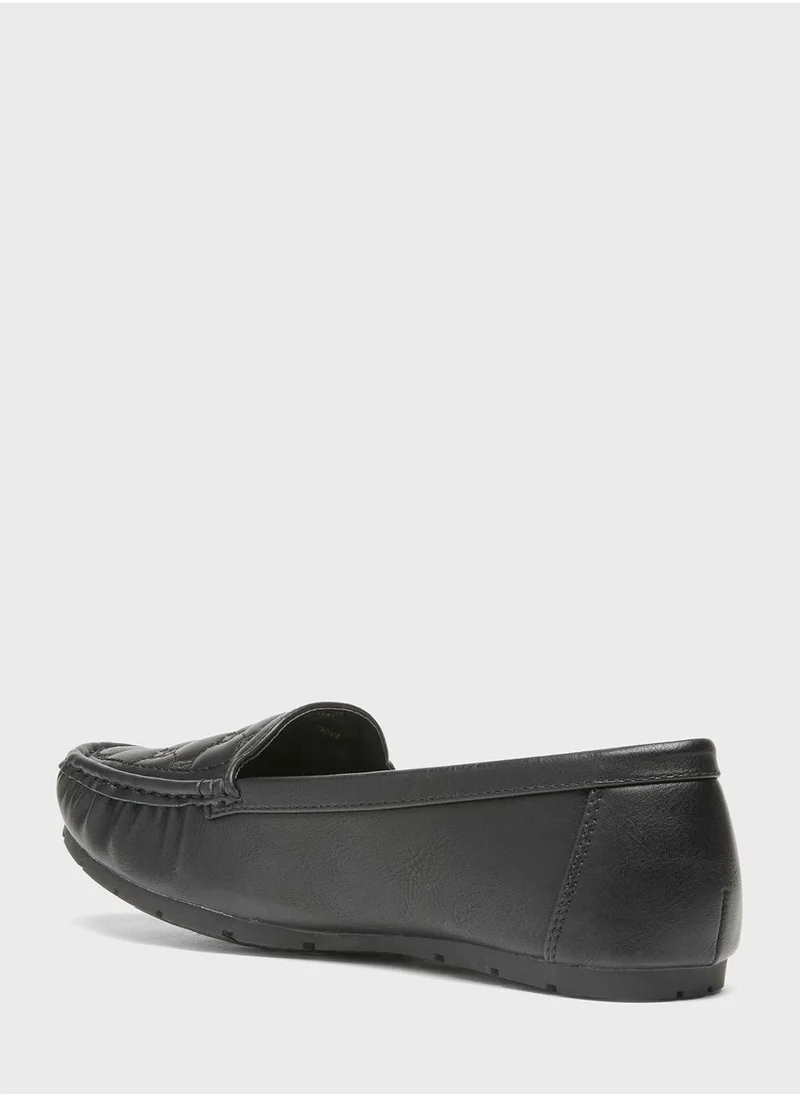 shoexpress Square Toe Moccasins