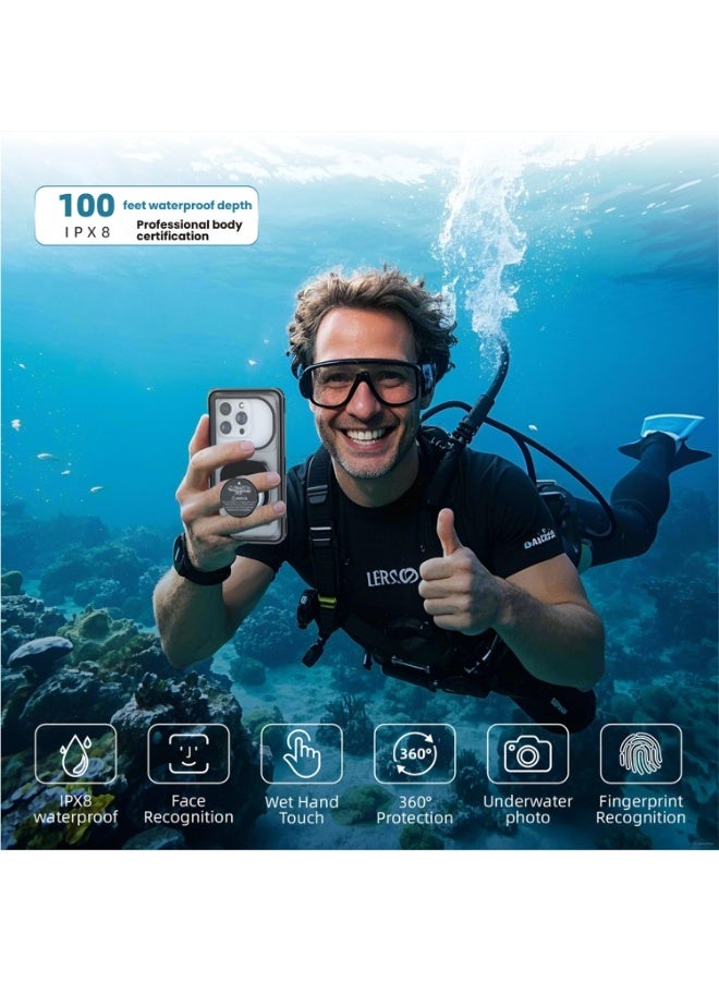IP68 Waterproof Universal Phone Case, Diving Underwater Photography Phone Shell, Sealed Protective Cover Suitable for Swimming u0026 Snorkeling - Image 5