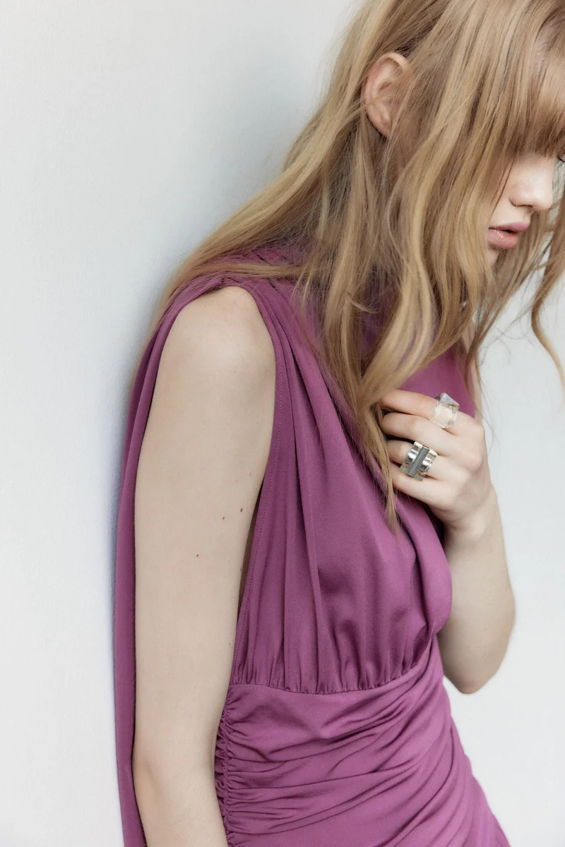 H&M Draped jersey dress