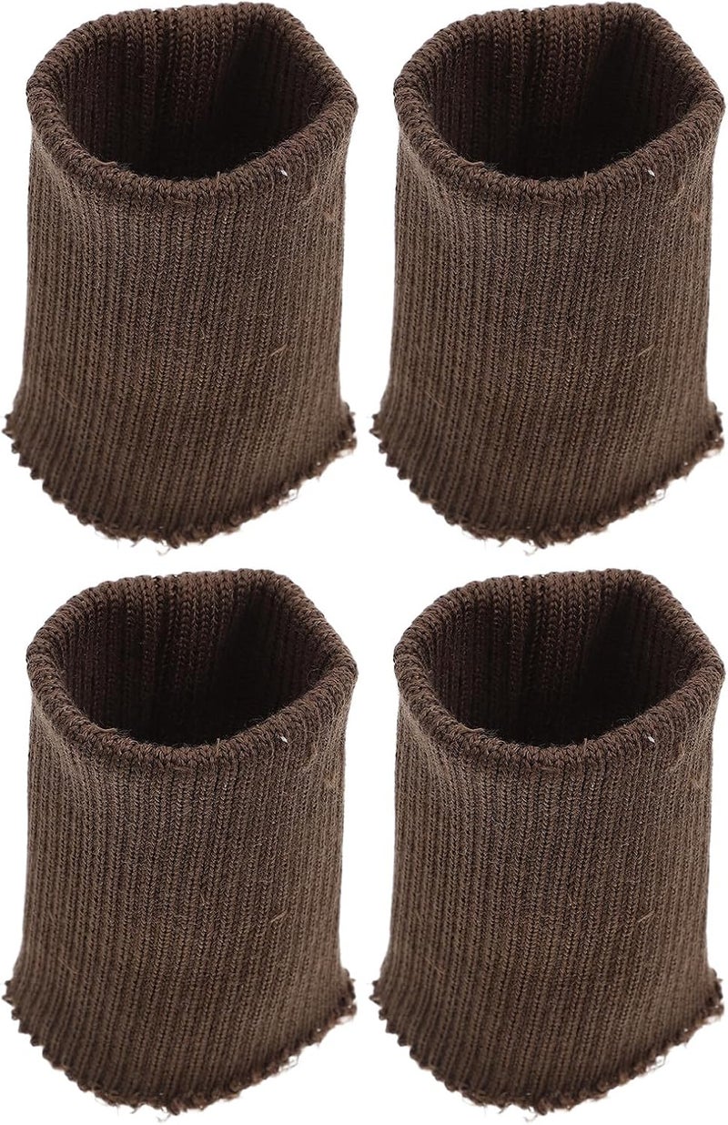 CIMAXIC 2 Pairs Rib Knit Cuffs for Jacket: Seamless Rib Cuffs for Sleeve Extending & Replacement - Sewing DIY Sleeve, Soft Polyester, Coffee - Image 1