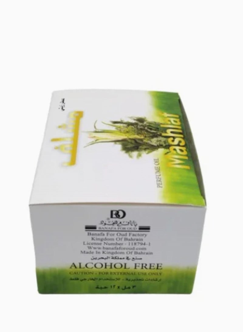 Banafa 12 Pieces Mishlef Perfume Oil 3 Ml - Image 2