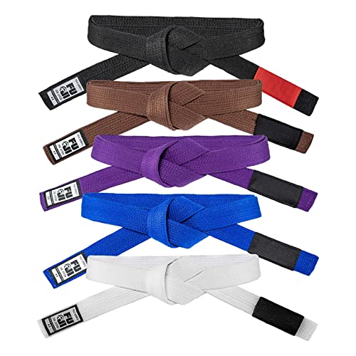 FUJI Premium Pearl Weave BJJ Belt, Jiu Jitsu Purple Belt, A3 - Image 3