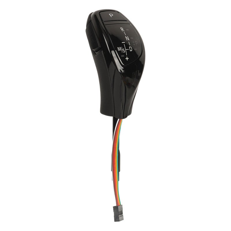 LED Gear Shift Knob: Carbon Fiber Pattern, Ergonomic Grip, Thumb Type Shifter - LED Light Indicator, One Click Start Button for E90 E91 E92 E93 LHD 2006‑2011 Vehicles - Image 4