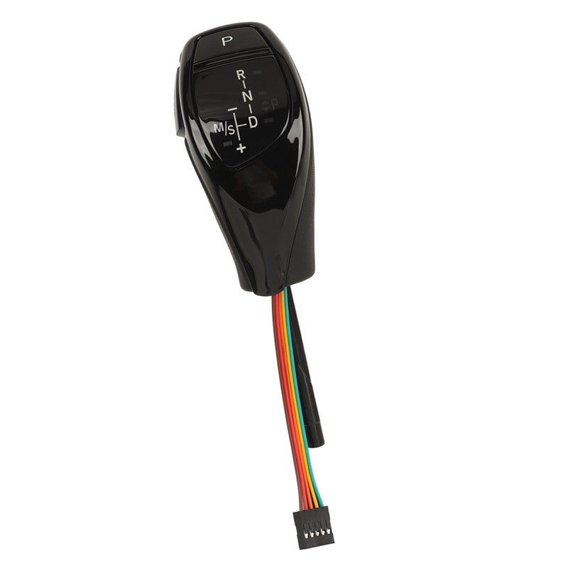 LED Gear Shift Knob: Carbon Fiber Pattern, Ergonomic Grip, Thumb Type Shifter - LED Light Indicator, One Click Start Button for E90 E91 E92 E93 LHD 2006‑2011 Vehicles - Image 2
