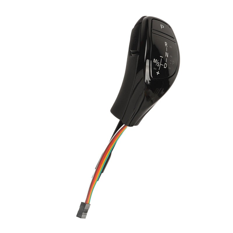 LED Gear Shift Knob: Carbon Fiber Pattern, Ergonomic Grip, Thumb Type Shifter - LED Light Indicator, One Click Start Button for E90 E91 E92 E93 LHD 2006‑2011 Vehicles - Image 3